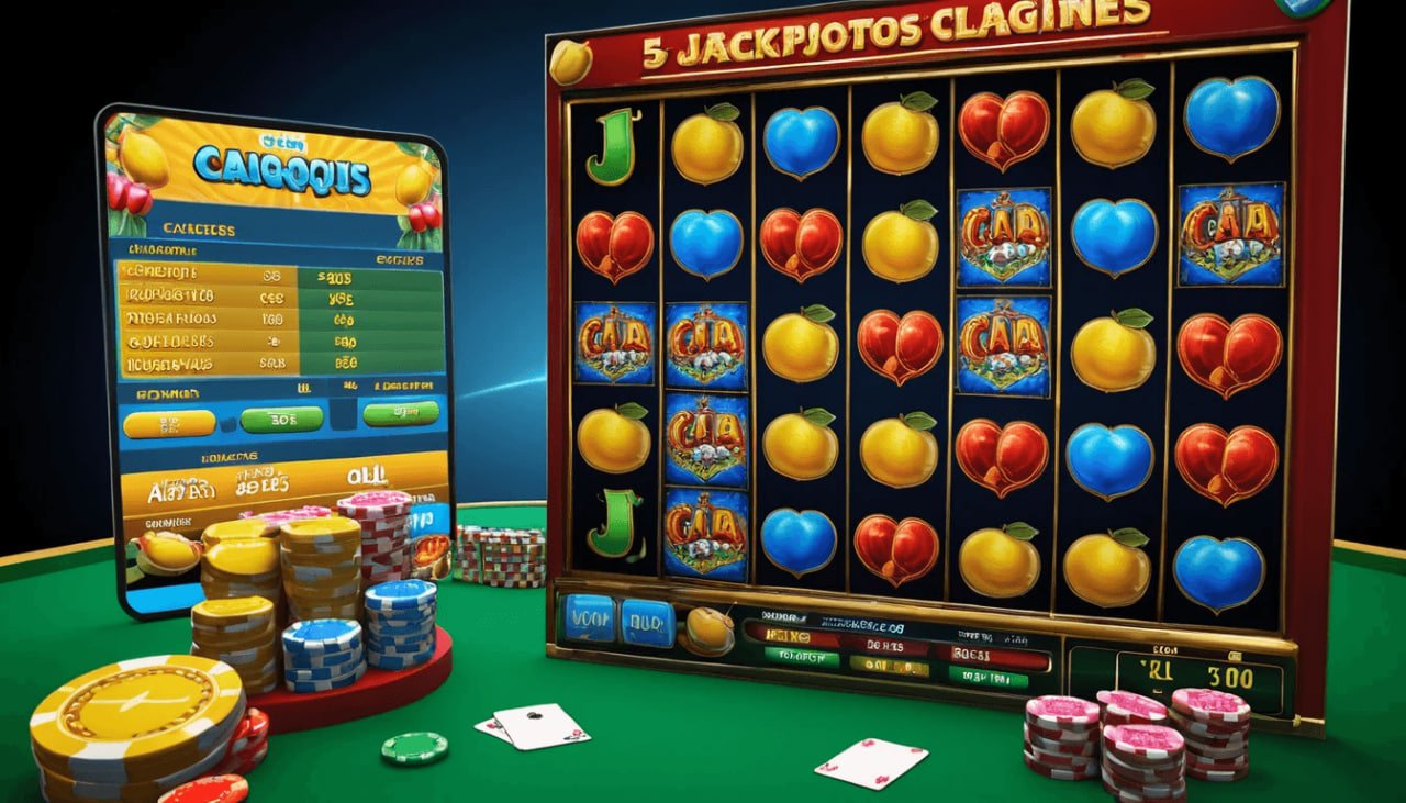 Antarmuka Wild Bandito di aplikasi mobile arus jitu menampilkan gulungan permainan dan kontrol sentuh